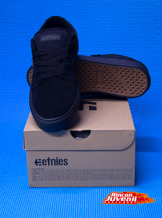 Zapatillas Etnies Barge L S  Black/Black