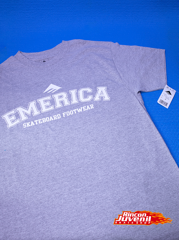 Polera Emerica Collegiate Gry Heather