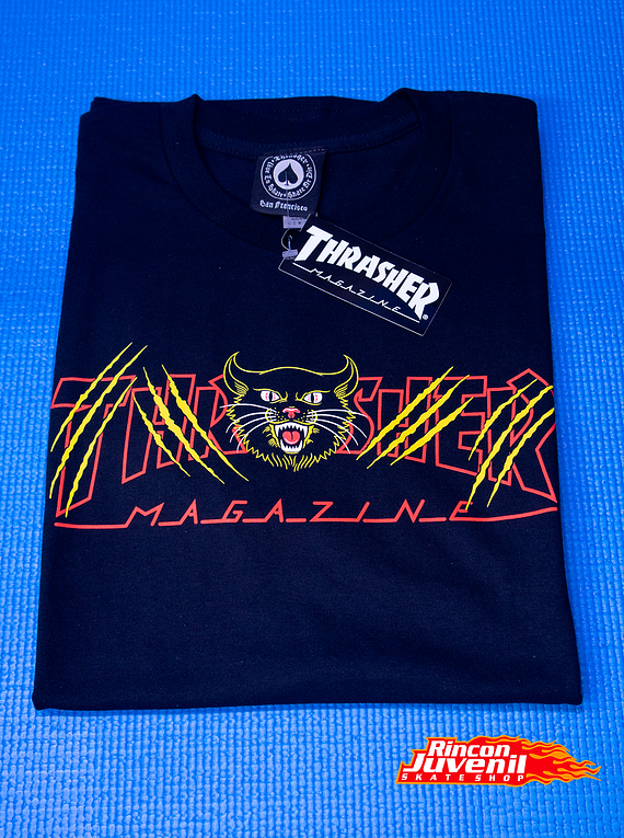 Polera Thrasher  Cats Skate