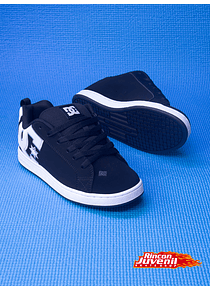 Zapatillas Dc Shoes Court Graffik  Unisex Black/White