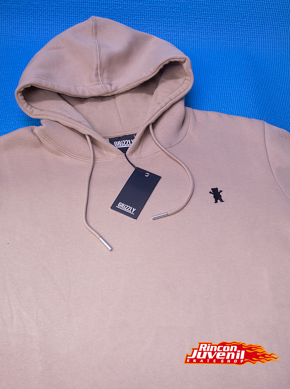 Poleron Grizzly Embroidered OG Bear Ligth Brown