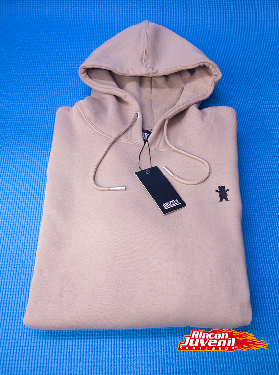 Poleron Grizzly Embroidered OG Bear Ligth Brown