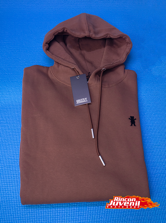 Poleron Grizzly Embroidered Og Bear Brown