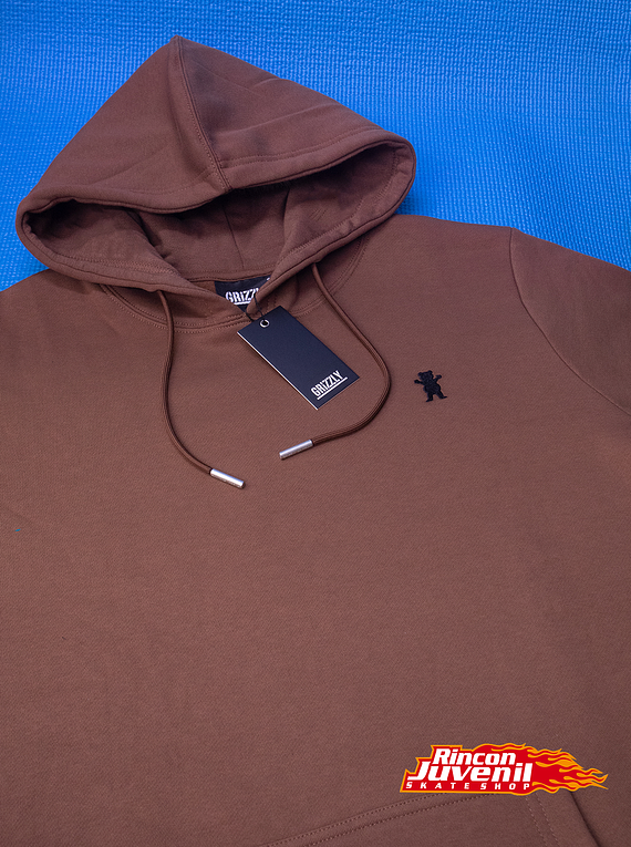 Poleron Grizzly Embroidered Og Bear Brown