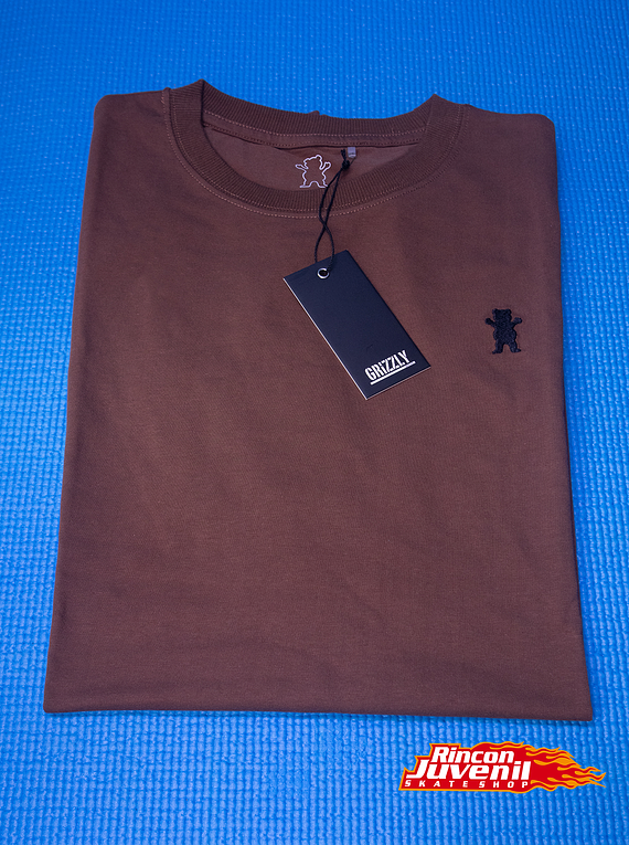 Polera Grizzly Embroidered Og Bear Brown