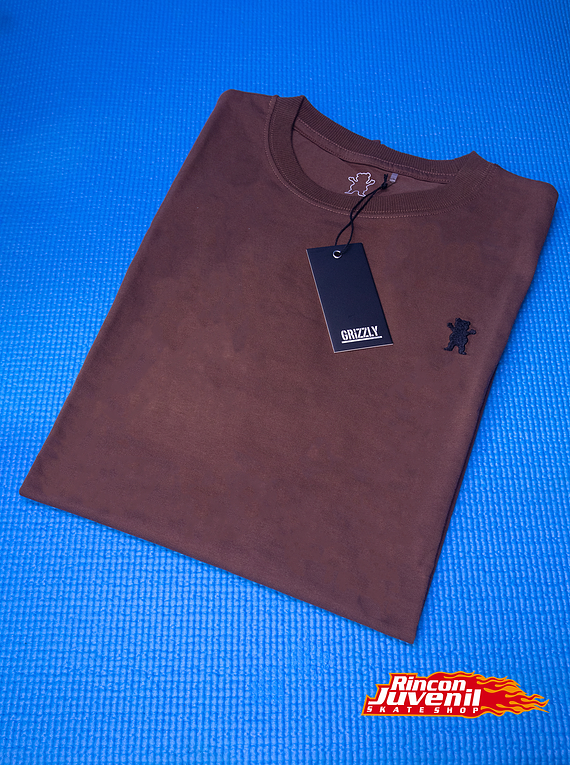Polera Grizzly Embroidered Og Bear Brown
