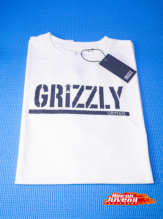 Polera Grizzly Print Stamped Ligth