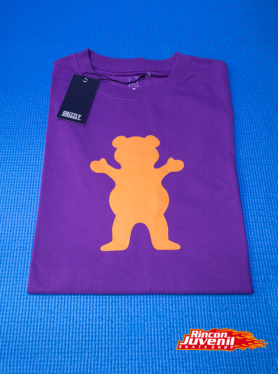 Polera Print Og Bear Basic Burgundy
