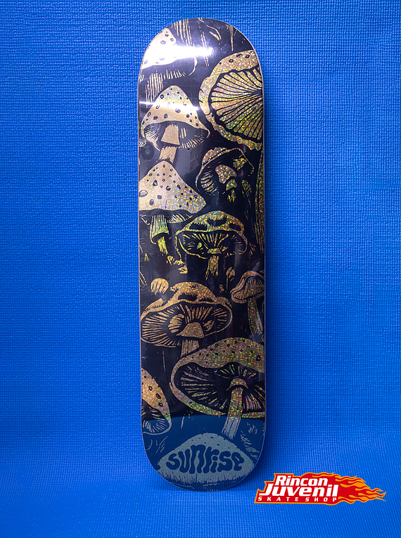 Tabla Skate  Sunrise  Hongos  Medida 8.25