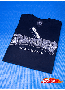 Polera Thrasher Disco By Spanky Black 