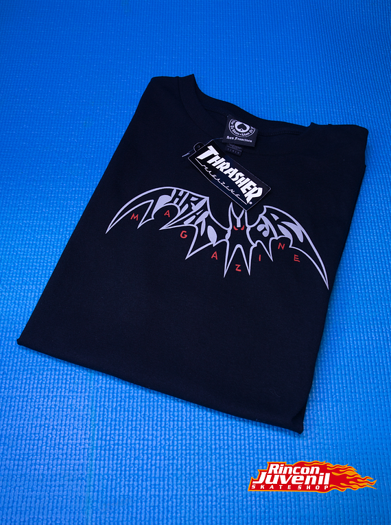 Polera Thrasher Sky Ray By Neckface Black 