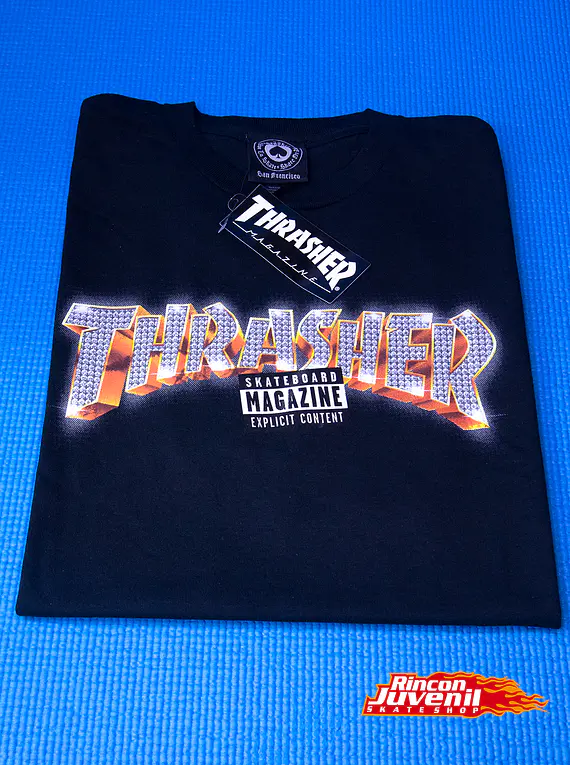 Polera Thrasher Explicit Black