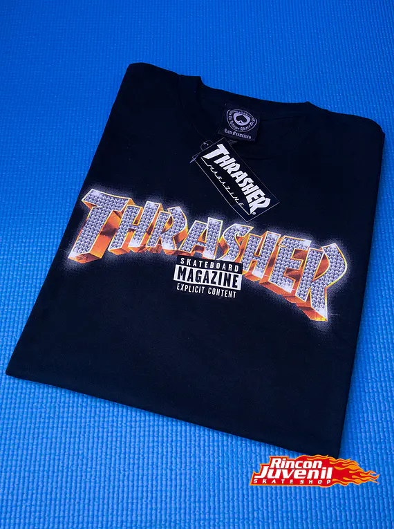 Polera Thrasher Explicit Black
