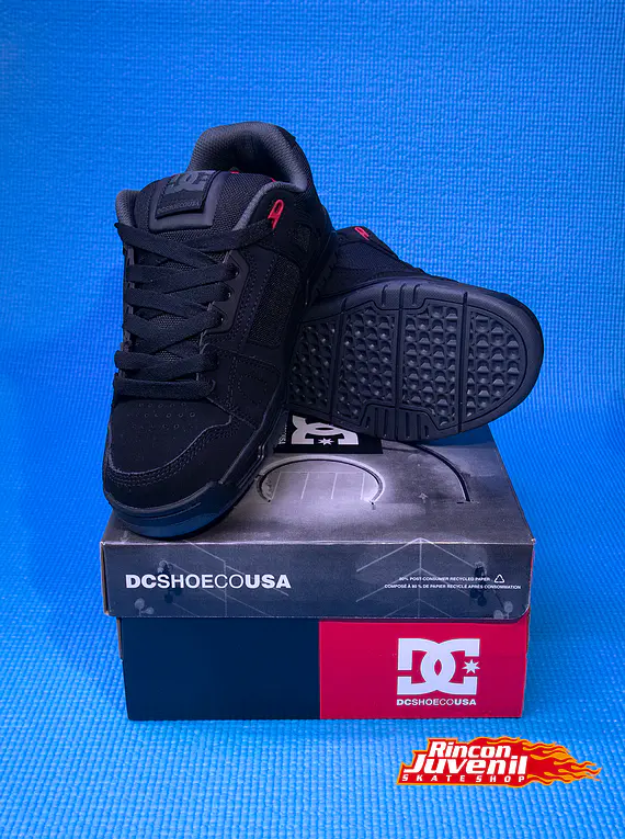 Zapatilla Dc Shoes  Stag Blk /Grey/Red