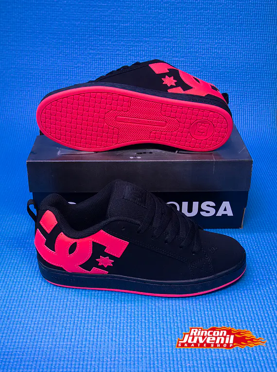Zapatillas Dc Shoes Women's  Black hot Pink