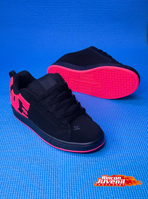 Zapatillas Dc Shoes Women's  Black hot Pink