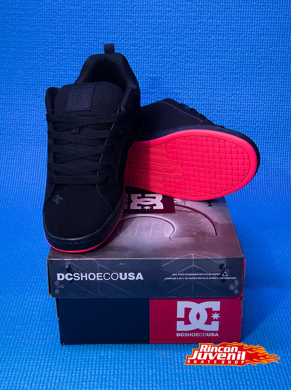 Zapatillas Dc Shoes Women's  Black hot Pink