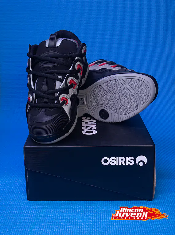 Zapatillas Osiris D3 2001  Black /Grey/Red