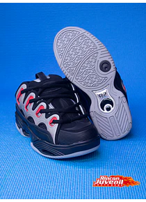 Zapatillas Osiris D3 2001  Black /Grey/Red