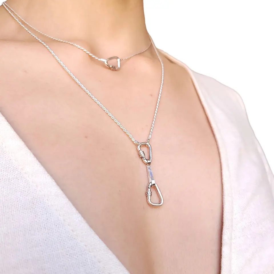 COLLAR CINTA MOSQUETÓN 2
