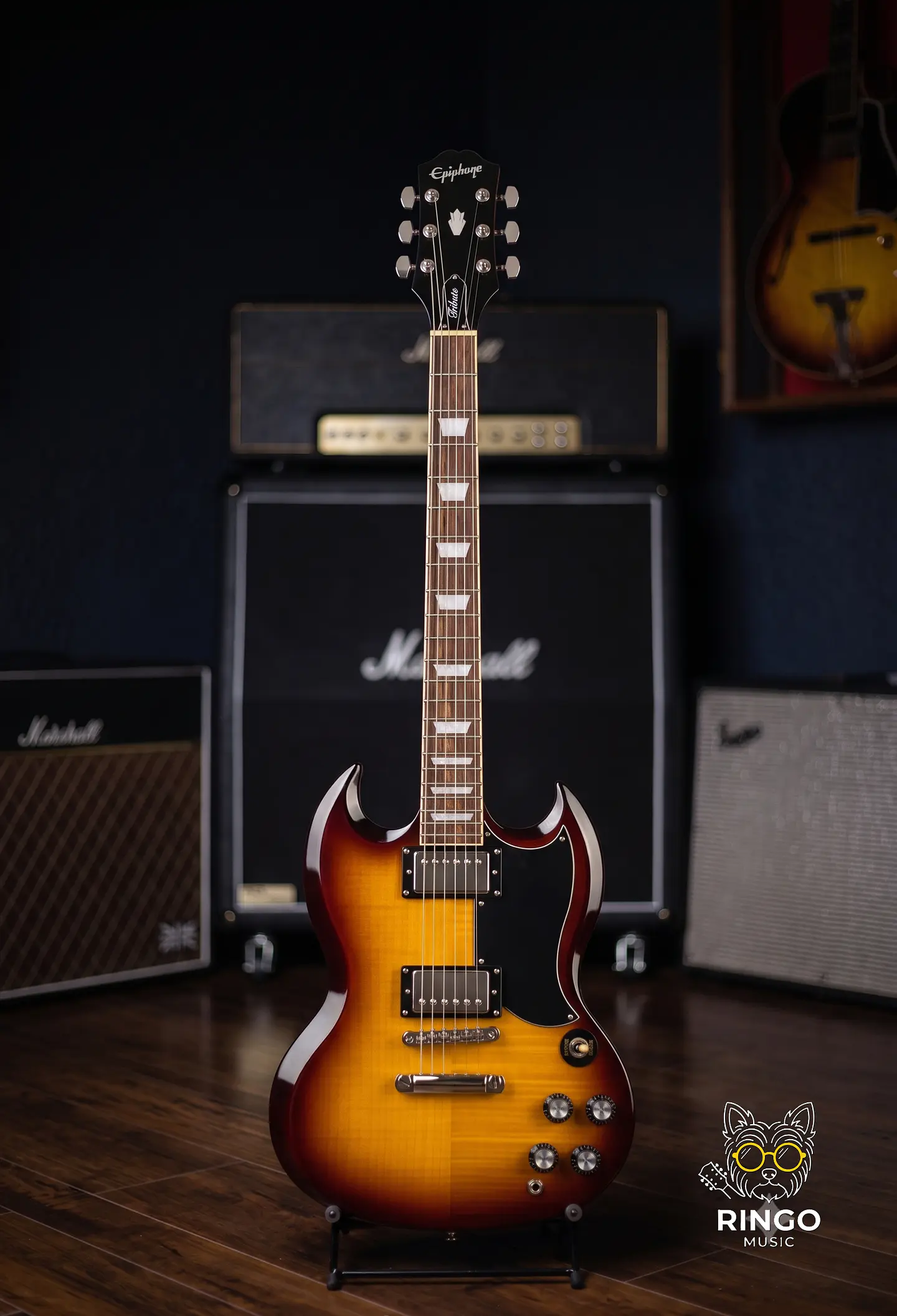 Guitarra eléctrica Epiphone SG Tribute Plus Vintage Sunburst 3