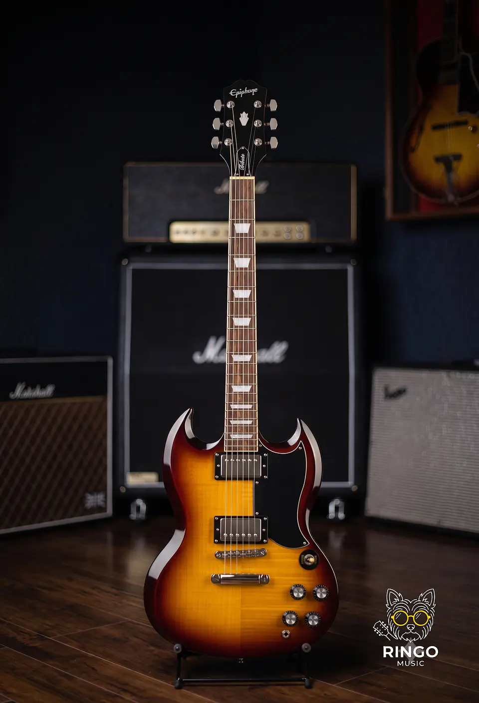 Guitarra eléctrica Epiphone SG Tribute Plus Vintage Sunburst 3