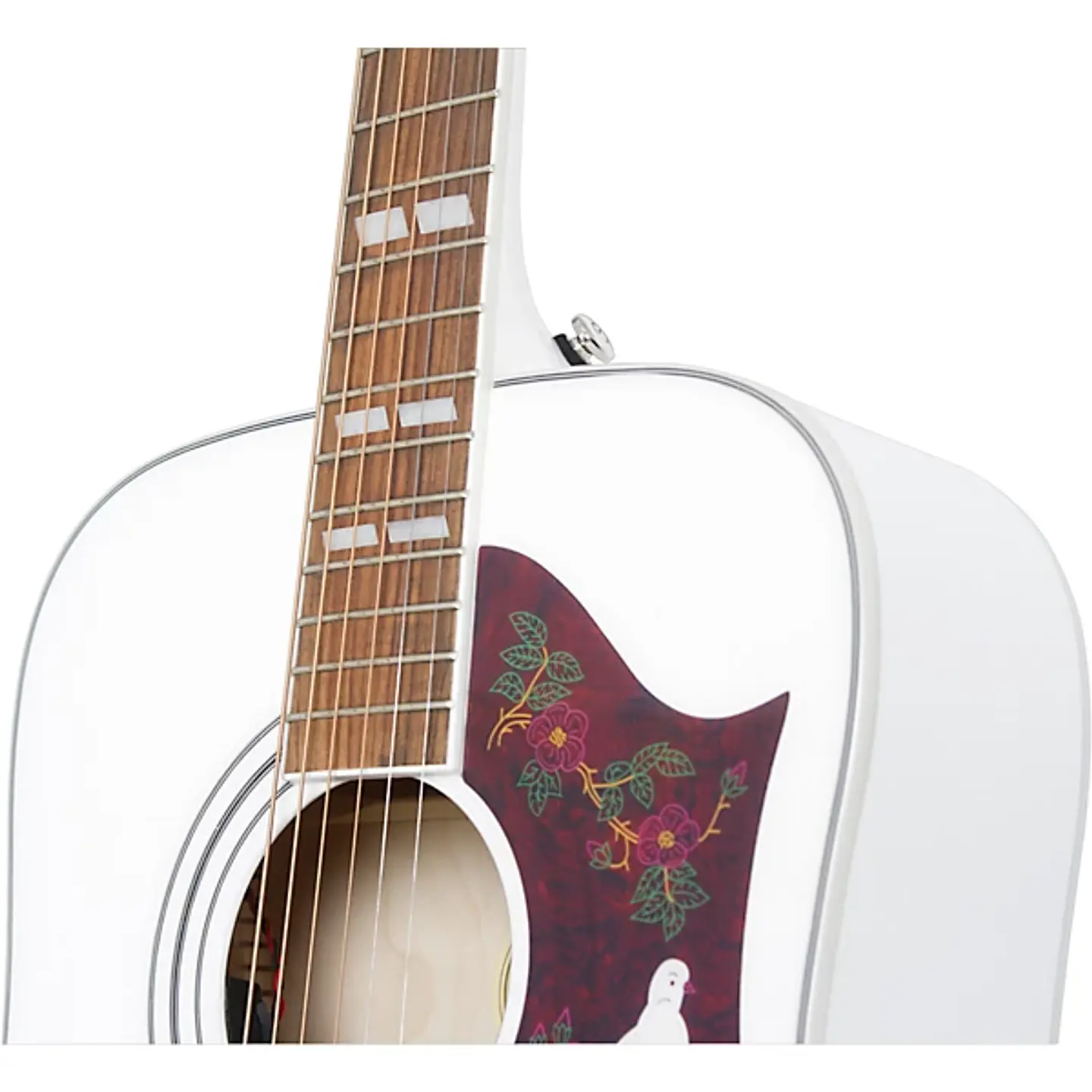 Guitarra electroacústica Epiphone Dove PRO limited edition Alpine white 4