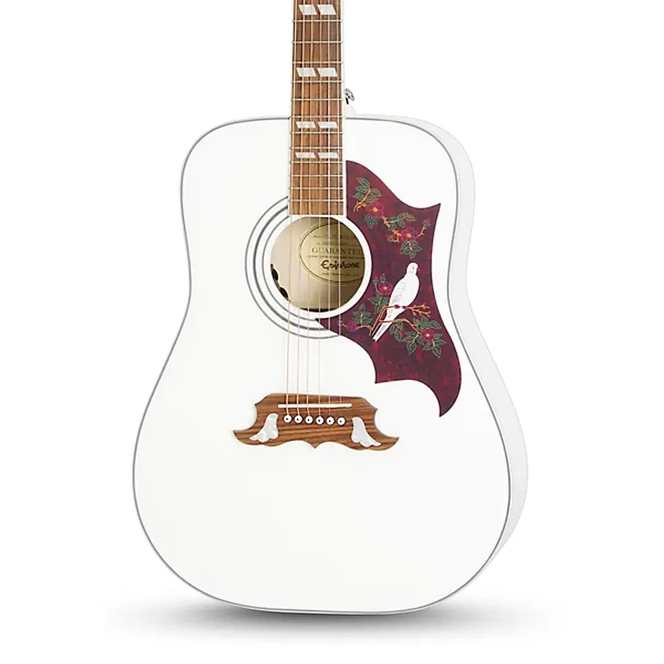 Guitarra electroacústica Epiphone Dove PRO limited edition Alpine white 3