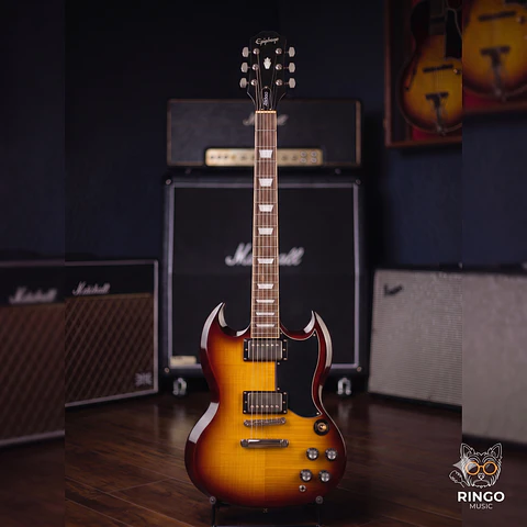 Guitarra eléctrica Epiphone SG Tribute Plus Vintage Sunburst