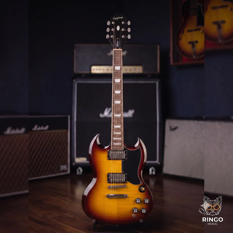 Guitarra eléctrica Epiphone SG Tribute Plus Vintage Sunburst 1