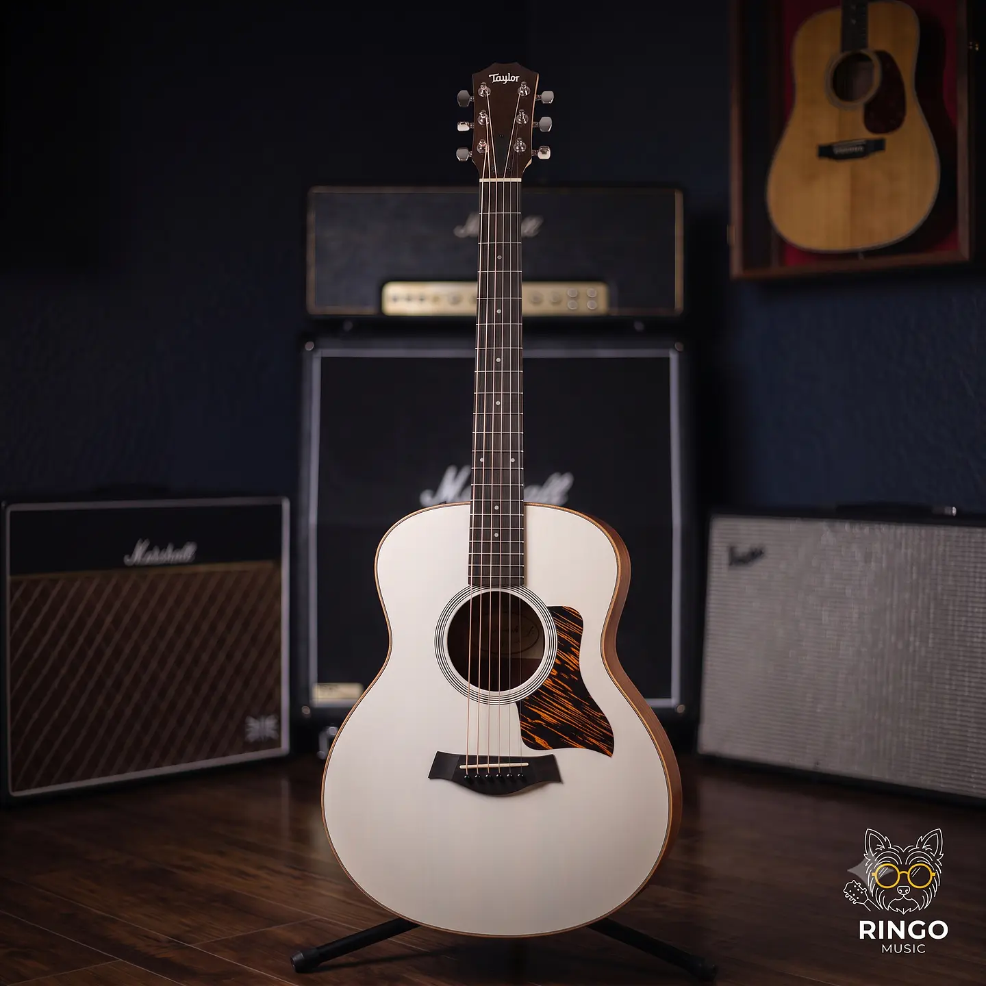 Guitarra electroacústica GS MINI E Special edition Trans White 1