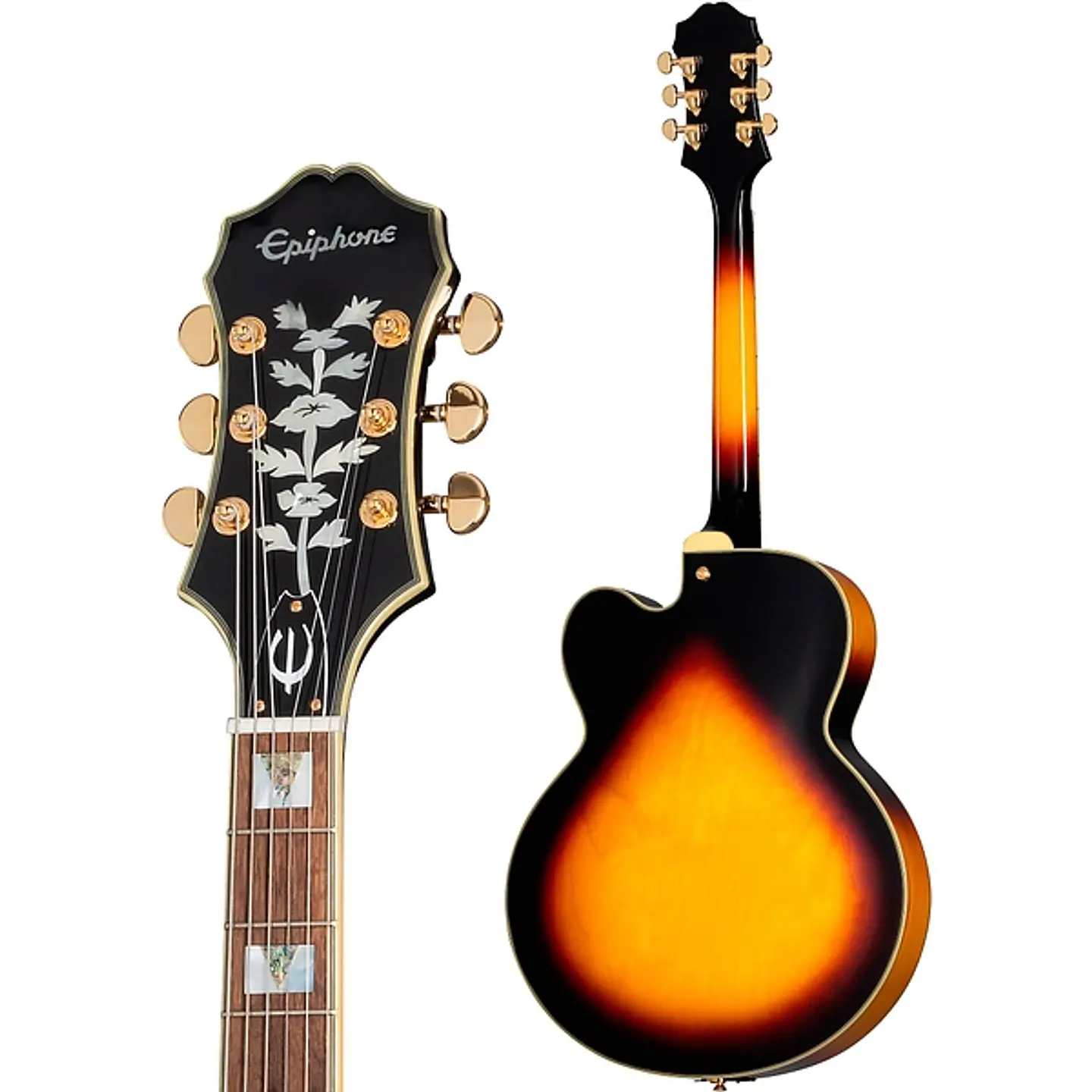 Guitarra eléctrica Epiphone brodway hollow sunburst 5
