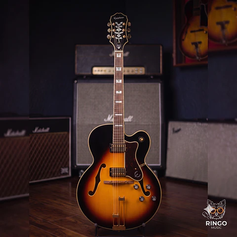 Guitarra eléctrica Epiphone brodway hollow sunburst