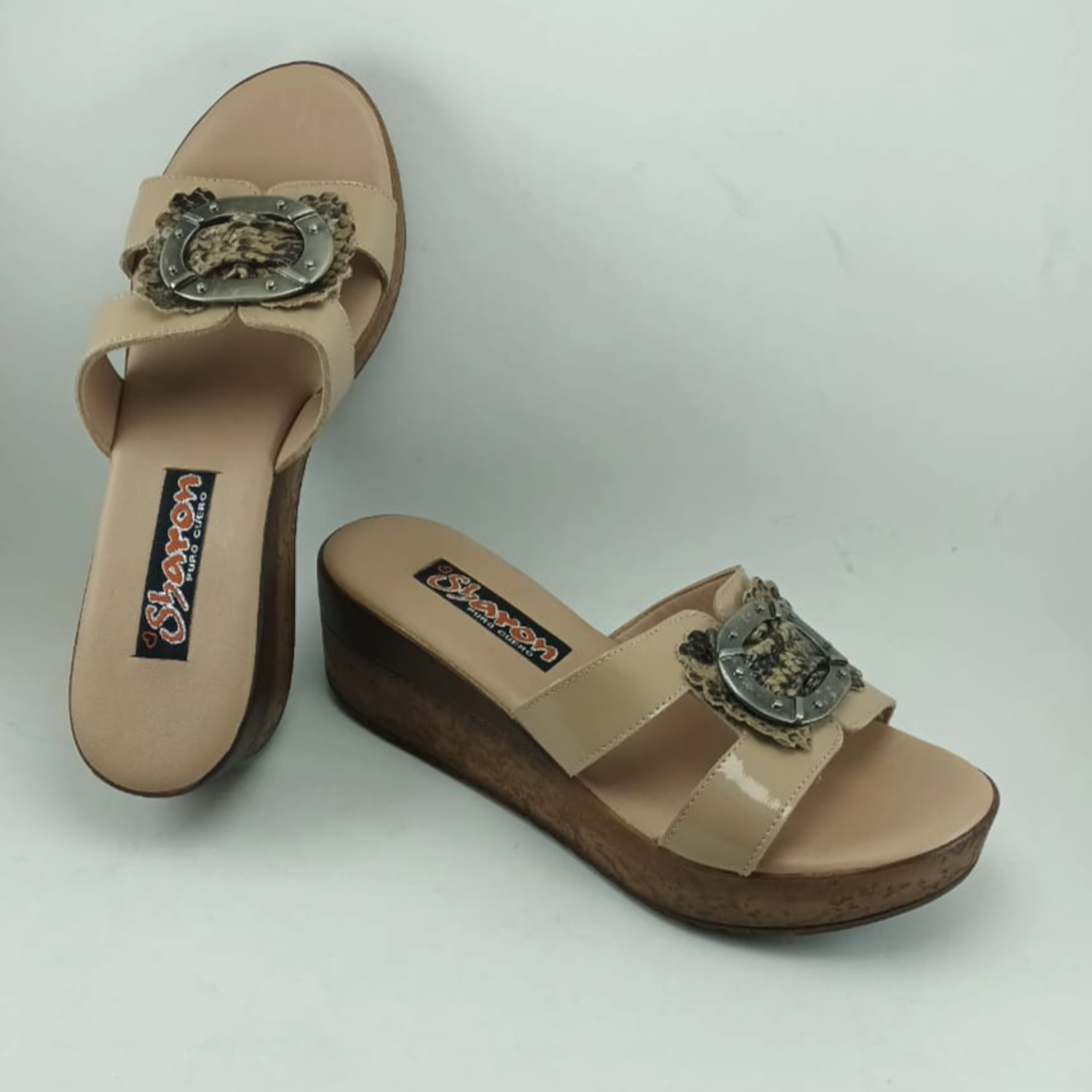 Sandalia de Cuero para Mujer SHARON S146