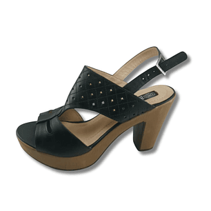 Sandalia de Cuero para Mujer Rebaza S165