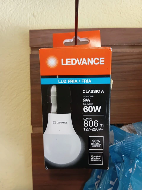 Lâmpada 9w Luz Fria Ledvance