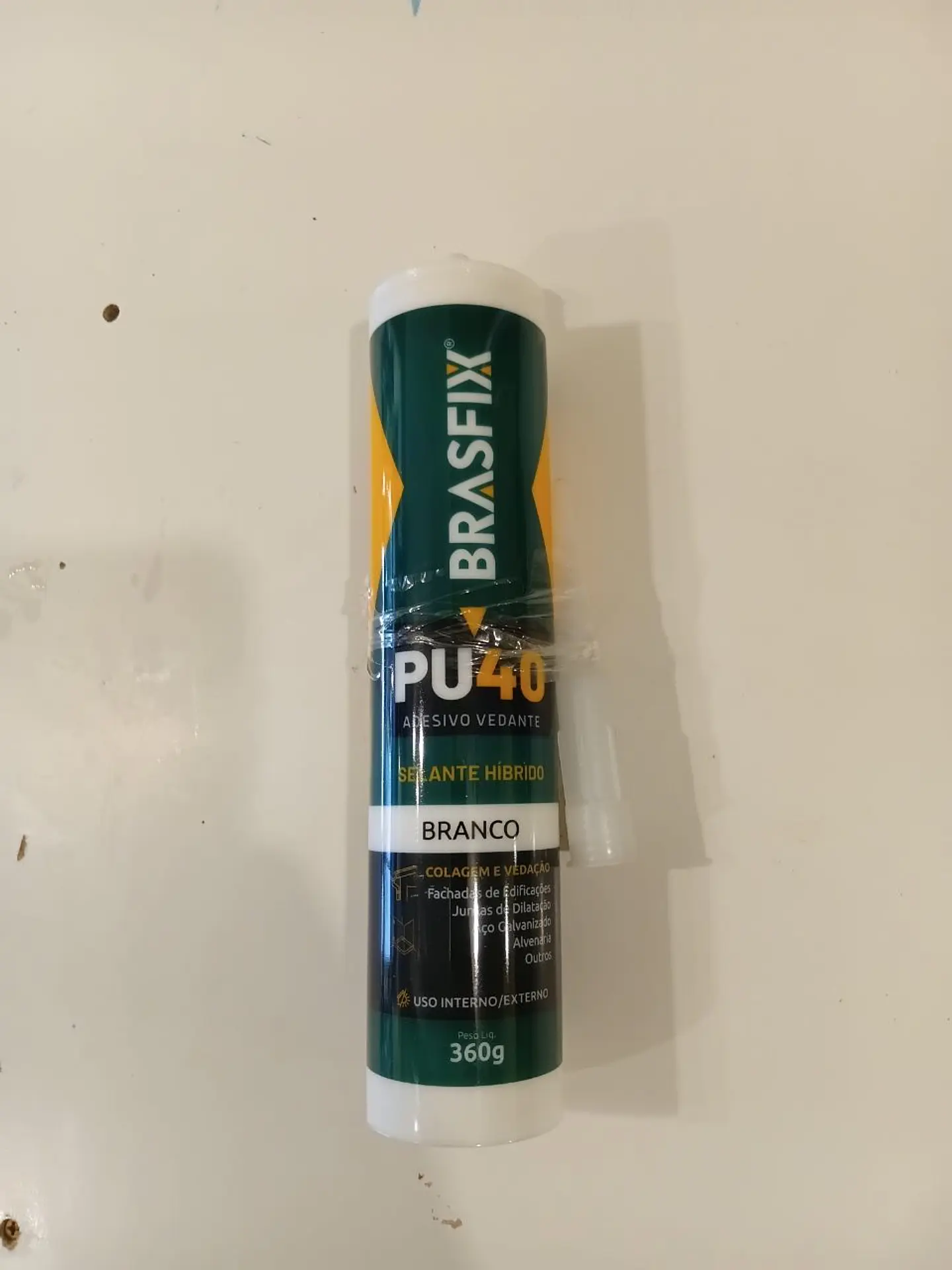 Selante PU40 branco 360g Brasfix 1