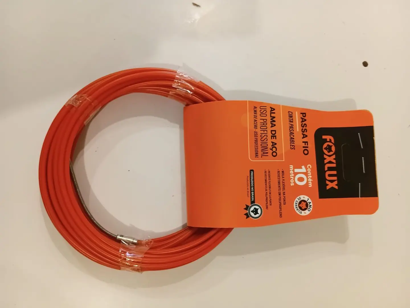 Passa fio alma de aço 10m Foxlux 1