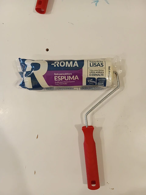 Rolo de espuma amarelo 15cm Roma