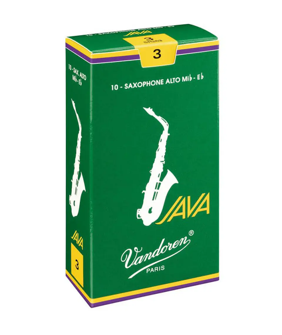 Vandoren Java Green Caña Saxofón Soprano - Dureza 3.0 1