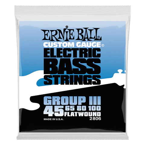 Cuerdas de bajo Ernie Ball Flatwound Group II 45 - 100 (P02806)