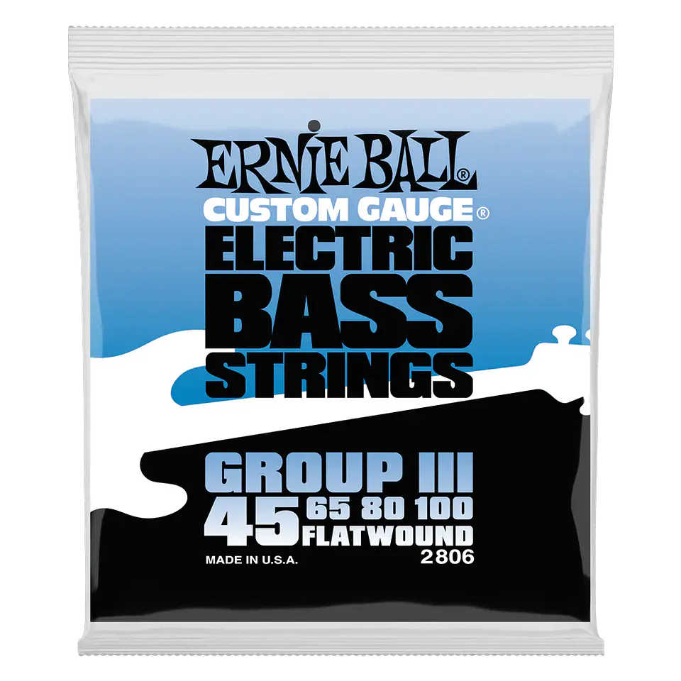 Cuerdas de bajo Ernie Ball Flatwound Group II 45 - 100 (P02806) 1