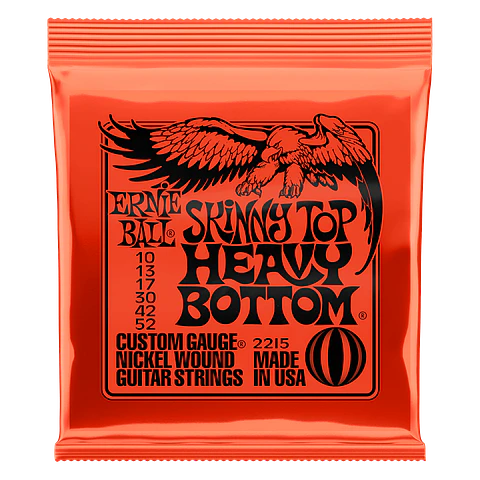 Cuerdas guitarra eléctrica Ernie Ball 2215 Skinny Top Heavy Bottom 10-52