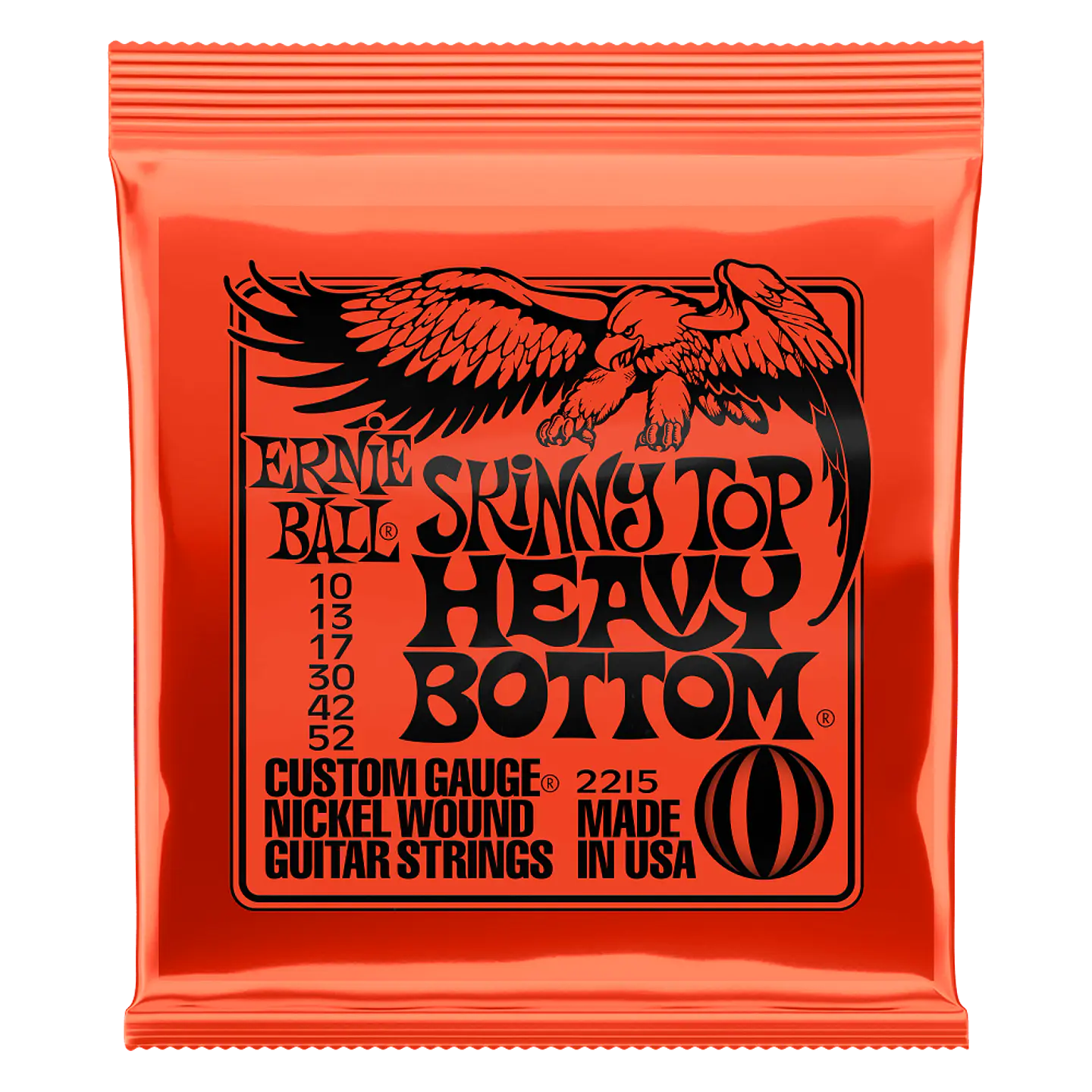 Cuerdas guitarra eléctrica Ernie Ball 2215 Skinny Top Heavy Bottom 10-52 1