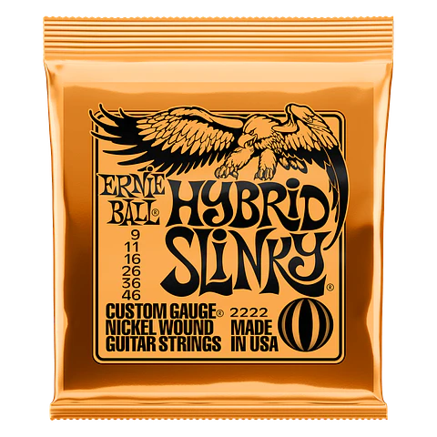 Cuerdas guitarra eléctrica Ernie Ball Hybrid Slinky 09-46 (P02222)