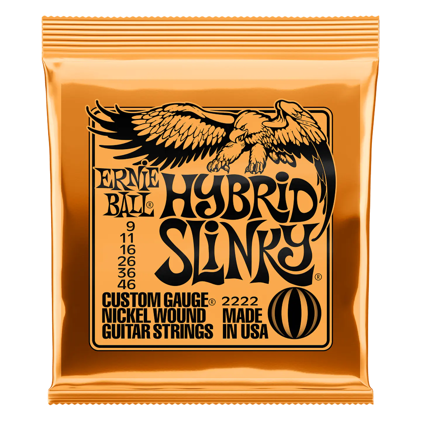 Cuerdas guitarra eléctrica Ernie Ball Hybrid Slinky 09-46 (P02222) 1