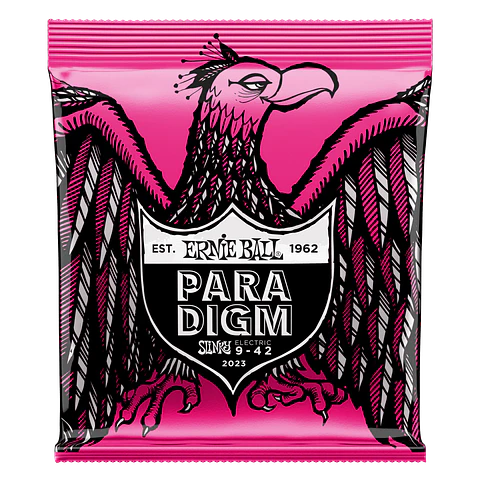 Cuerdas guitarra eléctrica Ernie Ball 2023 Paradigm Super Slinky 09-42