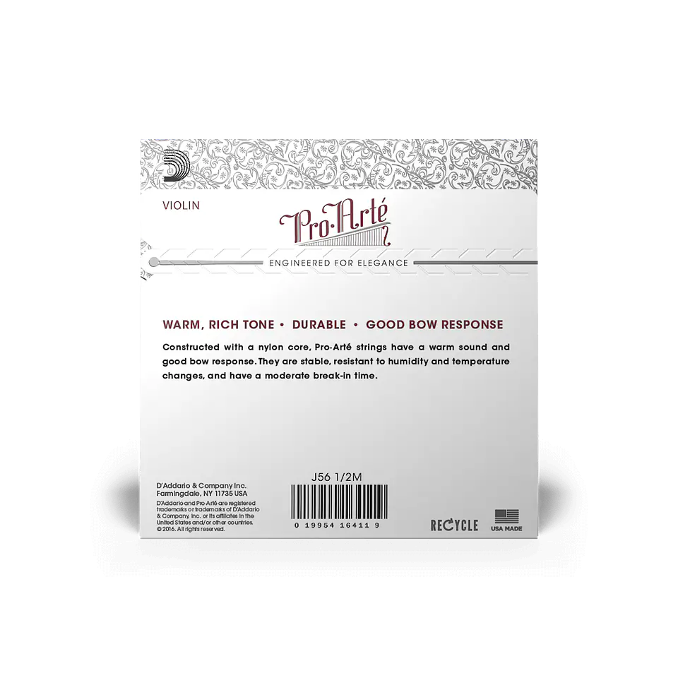 D'Addario Pro-Arté J56 1/2M (Violín 1/2) 2