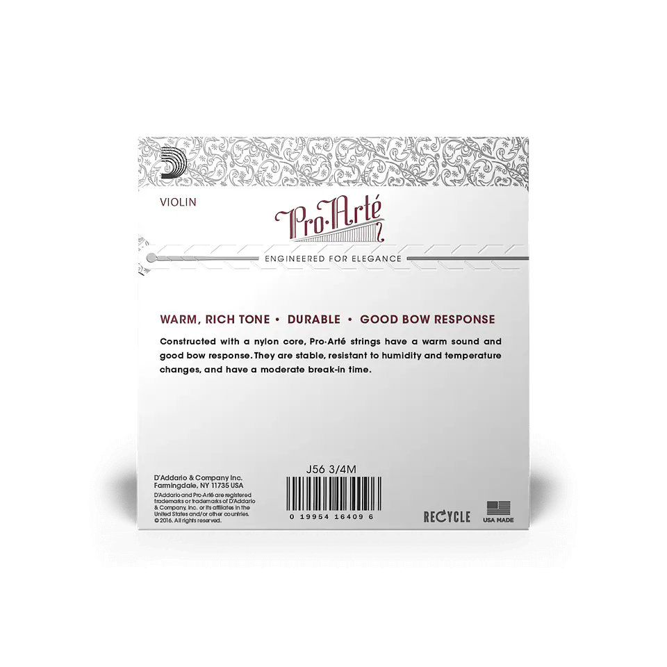 D'Addario Pro-Arté J56 3/4M (Violín 3/4) 2