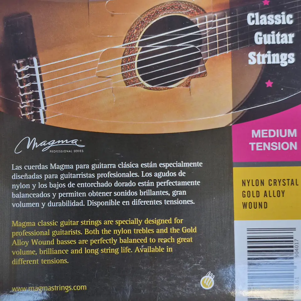 Cuerdas guitarra acústica Magma GC110D 2